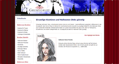 Desktop Screenshot of gruselgruft.de